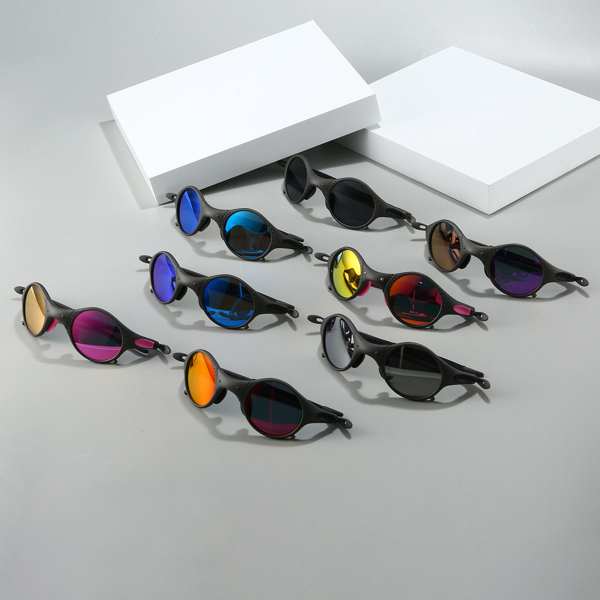 Retro Round Polarized Sunglasses