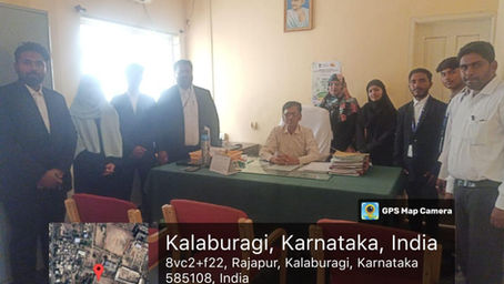 Educational Visit to District Consumer Redressal Forum, Kalaburagi