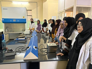 One day visit to Department of Biotechnology, Biochemistry, Microbiology, and Central Library - Gulbarga University