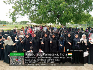 Day 3: Walkathon & Oath-Taking Ceremony at Khaja Bandanawaz University