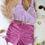 Miniatura: SB1069 Traje de baño short top rayas