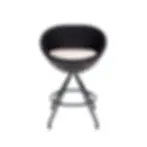 Golf Stuhl Golfball Stuhl Tresenstuhl Counterstuhl Schwarz Wunschfarbe im Golfball-Design lillus eagle Frontansicht