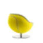 Tennisball Sessel Tennis Sessel volley Loungesessel im Tennisball-Design Rückansicht von lillus