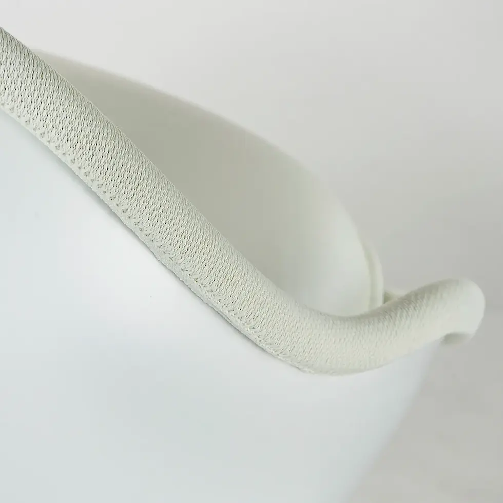 Thumbnail: Detail ABS Schale Kugel Sessel Ball Chair Ball Sessel lillus art Loungesessel Weiß im Kugel-Design Pop-Art