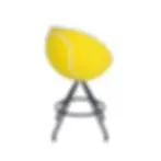 Tennisball Stuhl Tennis Stuhl Counterstuhl Tresenstuhl Gelb im Tennisball-Design lillus volley Rückansicht