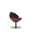 Thumbnail: Retro soccer chair lillus wembley swivel chair dinner chair vintage leather brown in soccer design side view