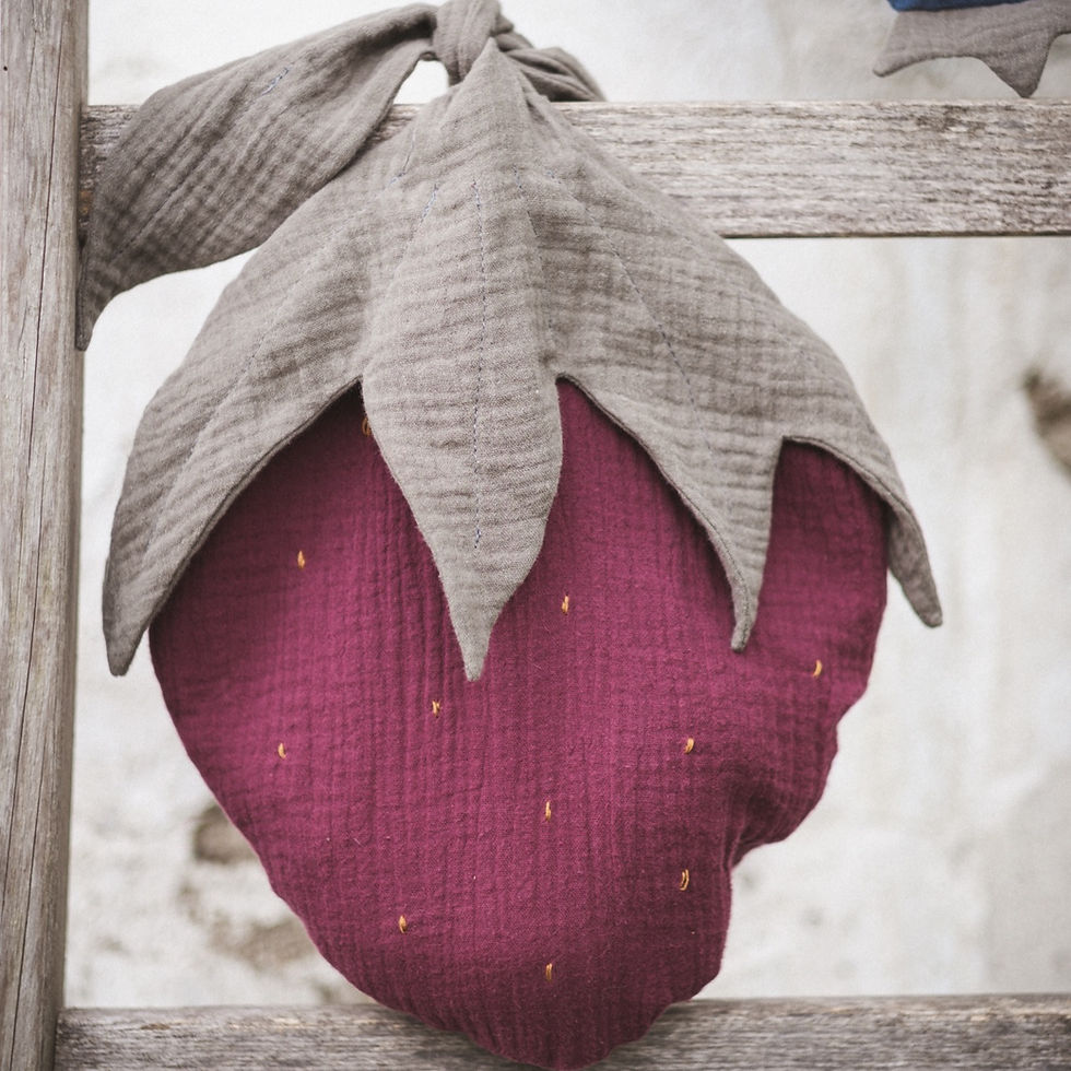 Thumbnail: That's Mine - Strawberry Fabric Fruit Bag