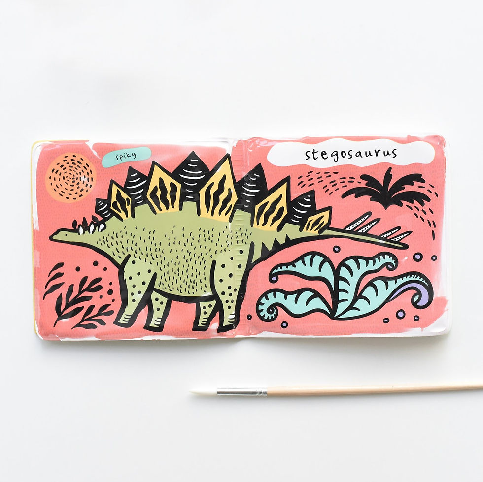 Thumbnail: Wee Gallery - Color Me : Who Loves Dinosaurs?