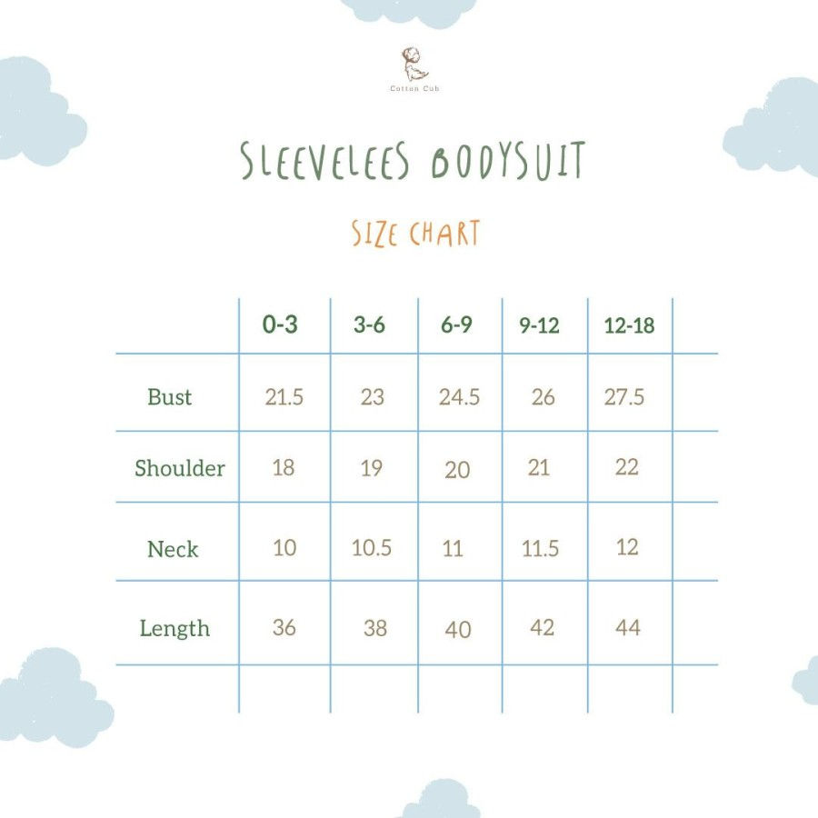 Thumbnail: Cotton Cub - Sleeveless Bodysuit