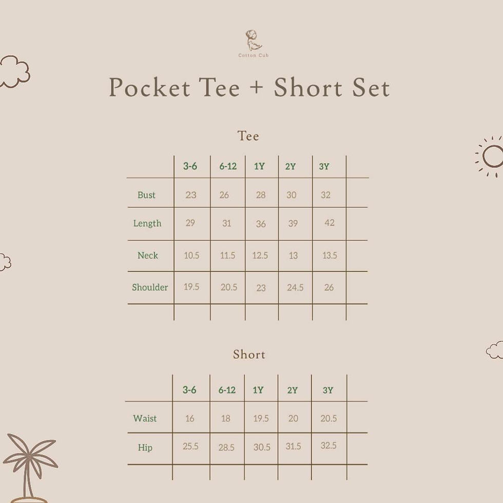 Thumbnail: Cotton Cub - Pocket Tee & Shorts Set