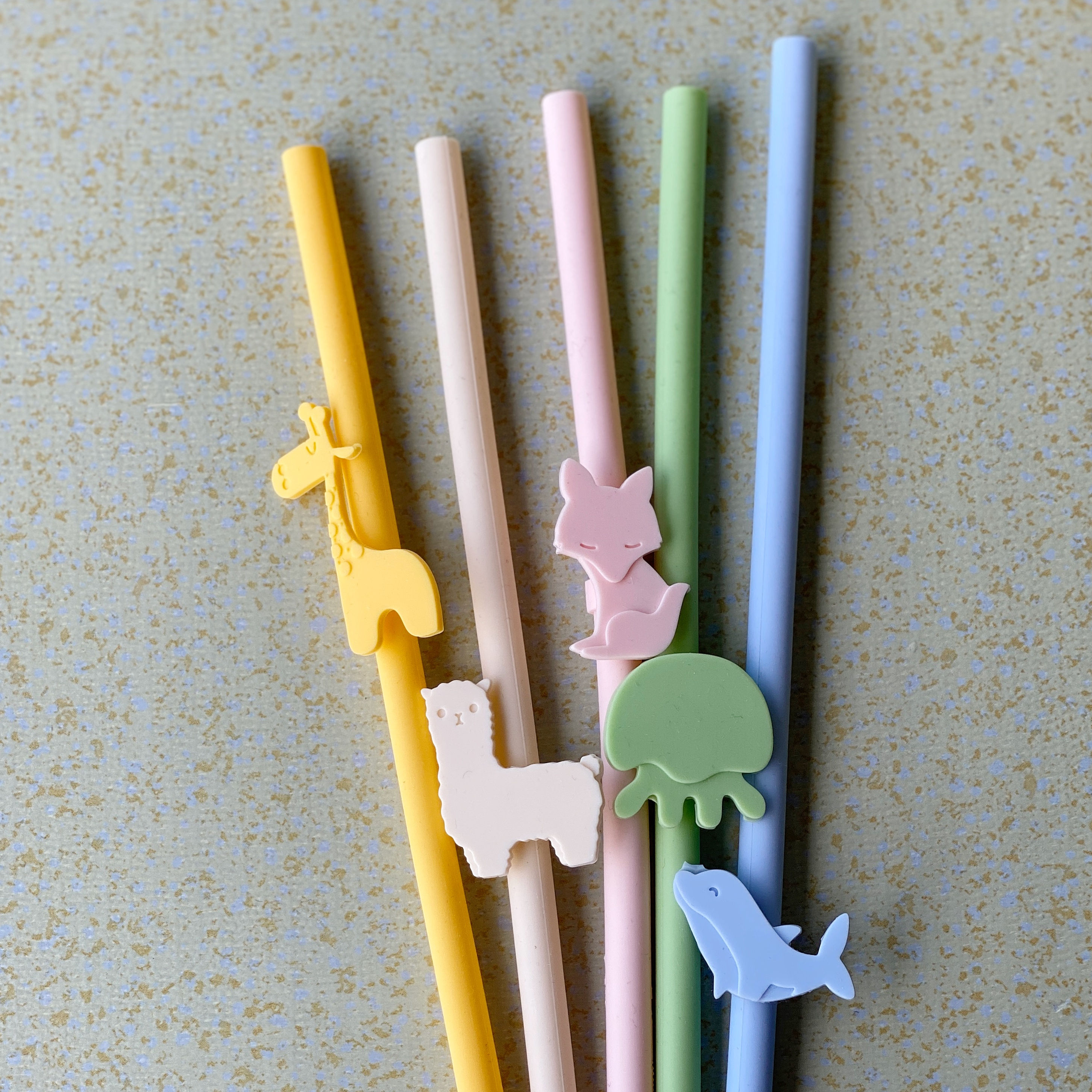 Trixie Reusable Silicone Straws (Set of 5)