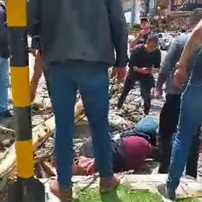 Caída de un árbol dejó tres personas heridas en Bogotá