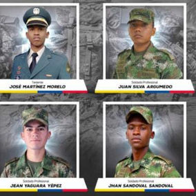 Cuatro militares fueron asesinados en Nariño