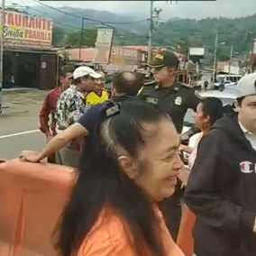 Bloqueada la vía Bogotá-Fusagasugá a la altura de Silvania