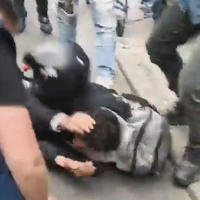 'Palo y pata' a ladrones en Bogotá