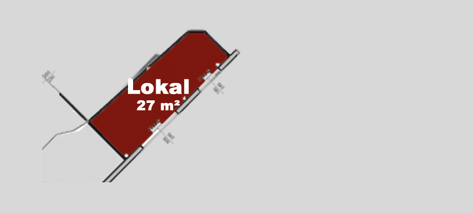 Grundriss Lokal