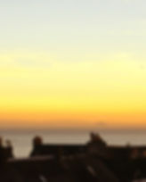 sunset from Crail Posthouse
