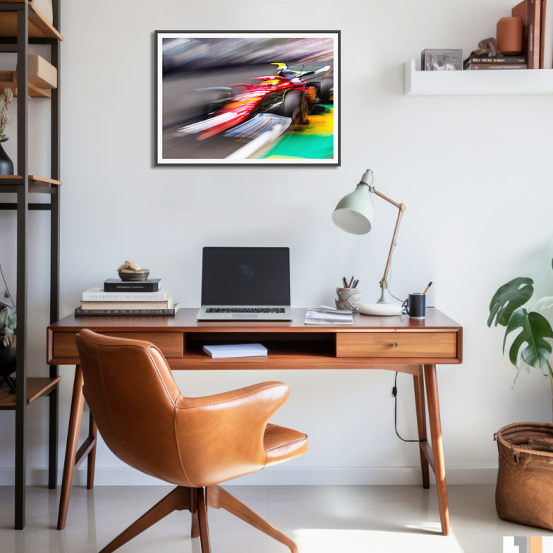 Thumbnail: Lewis Hamilton - Ferrari Red Print