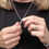 Thumbnail: Sugar Cube Black Necklace