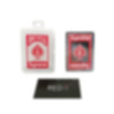 Supreme Bicycle Clear Playing Cards