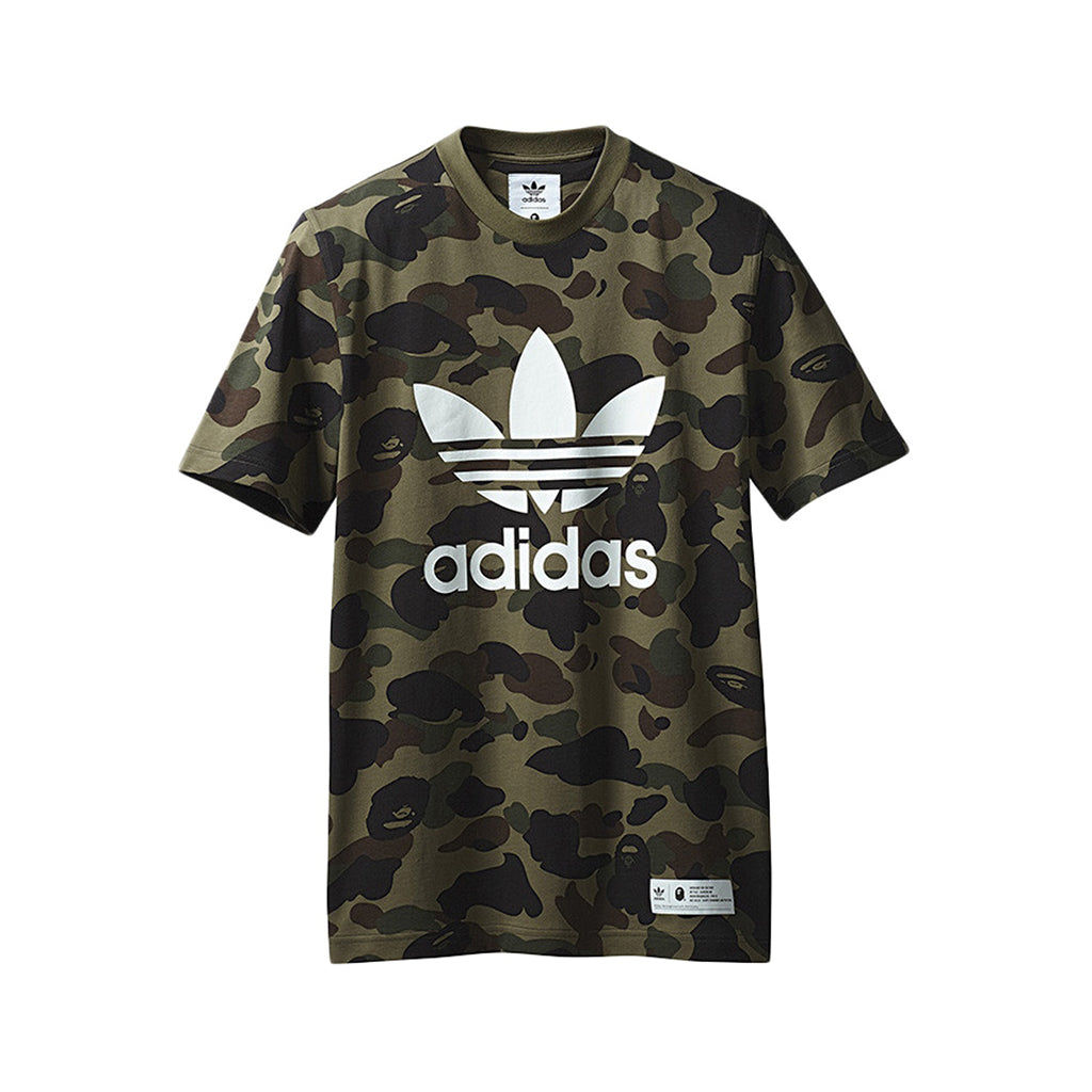 A Bathing Ape x adidas adicolor Tee Olive Cargo
