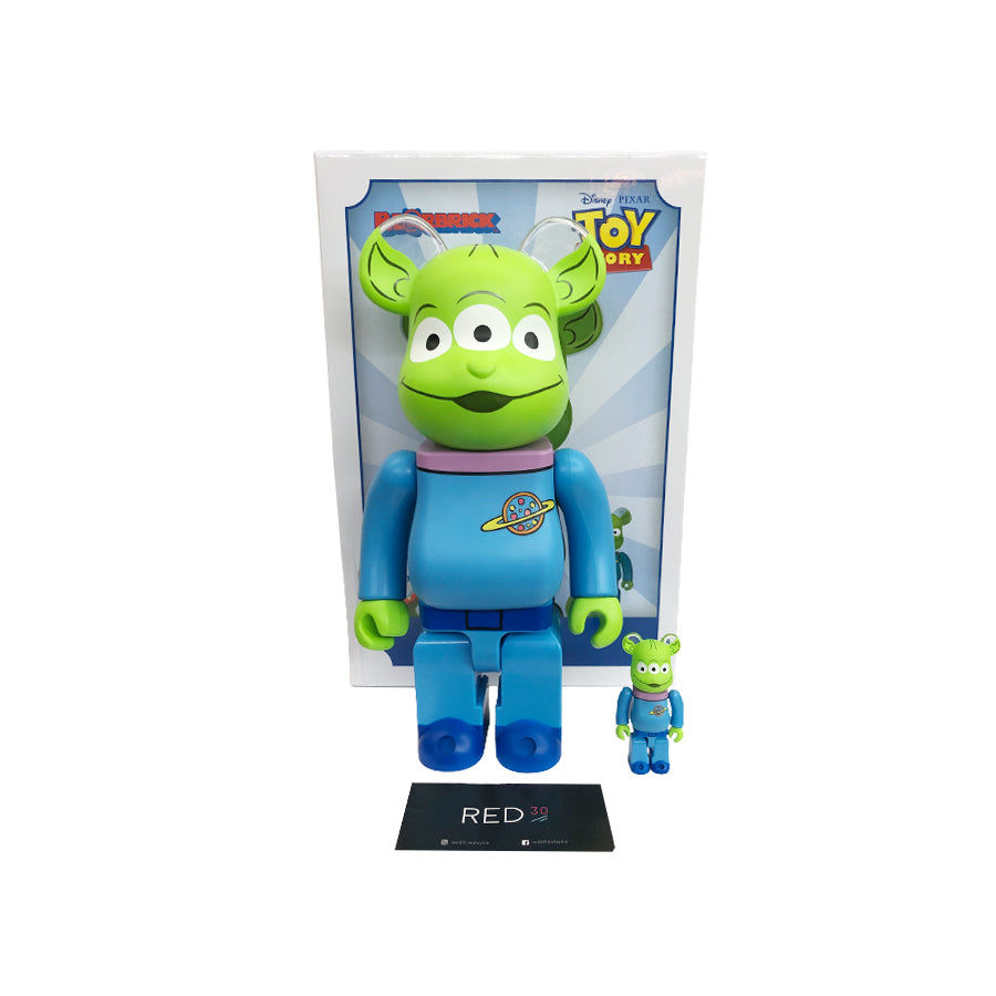 Medicom Toy Toy Story Alien 400% + 100% Bearbrick