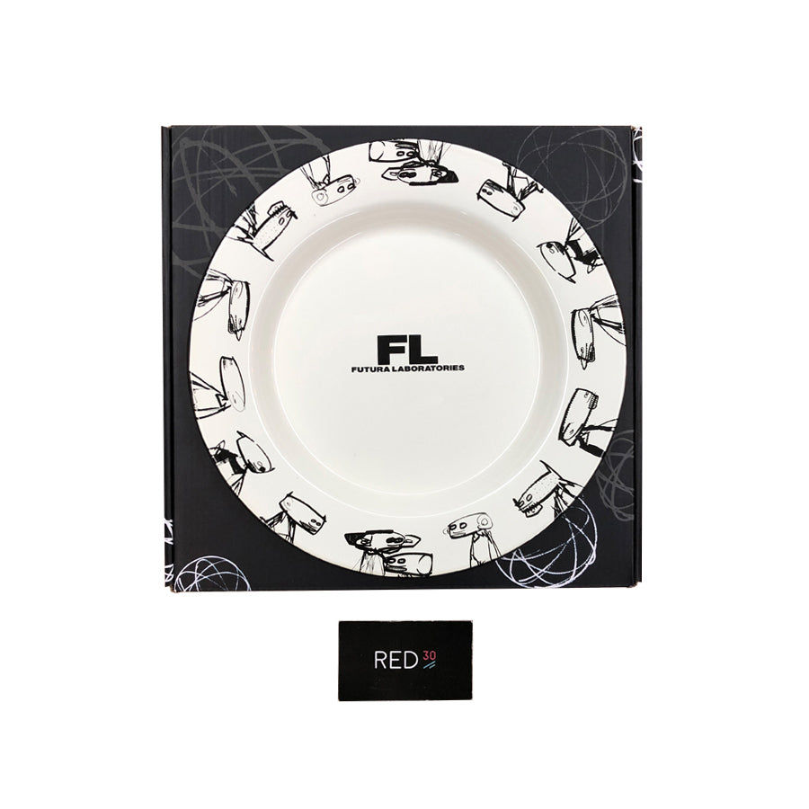 Futura Enamel Plate White