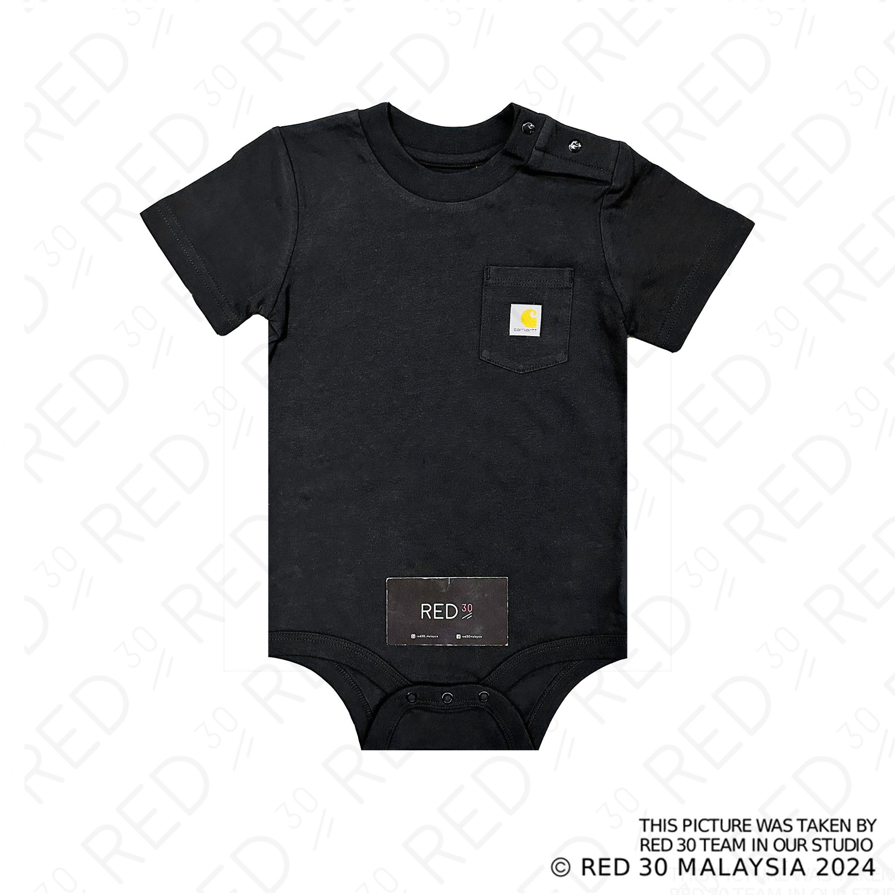 Carhartt (Kids) Wording Logo Bodysuit Black