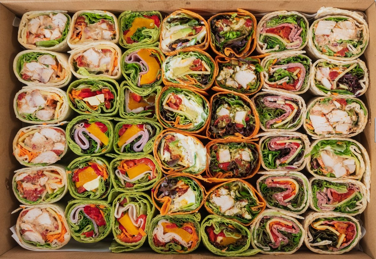 Arranged Food and Objects