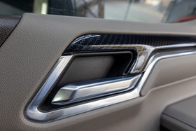 Carbon fiber door trim