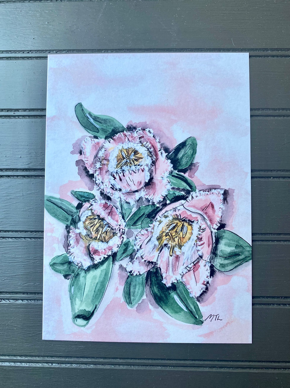 Thumbnail: Pink Tulips Print