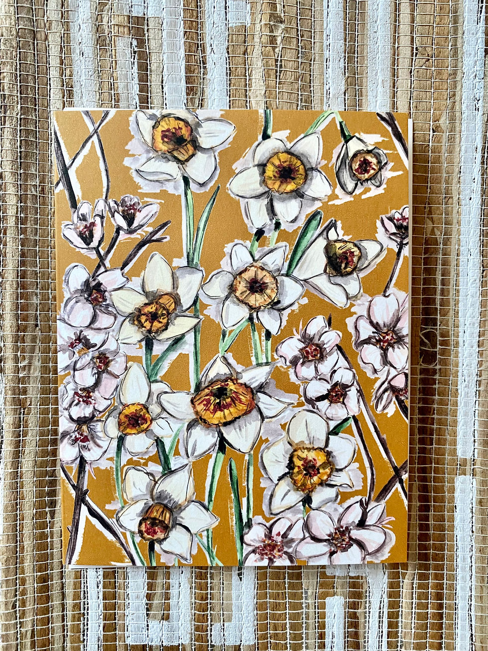 Thumbnail: March Birth Month Flower, Daffodil & Cherry Blossom , ORIGINAL Style