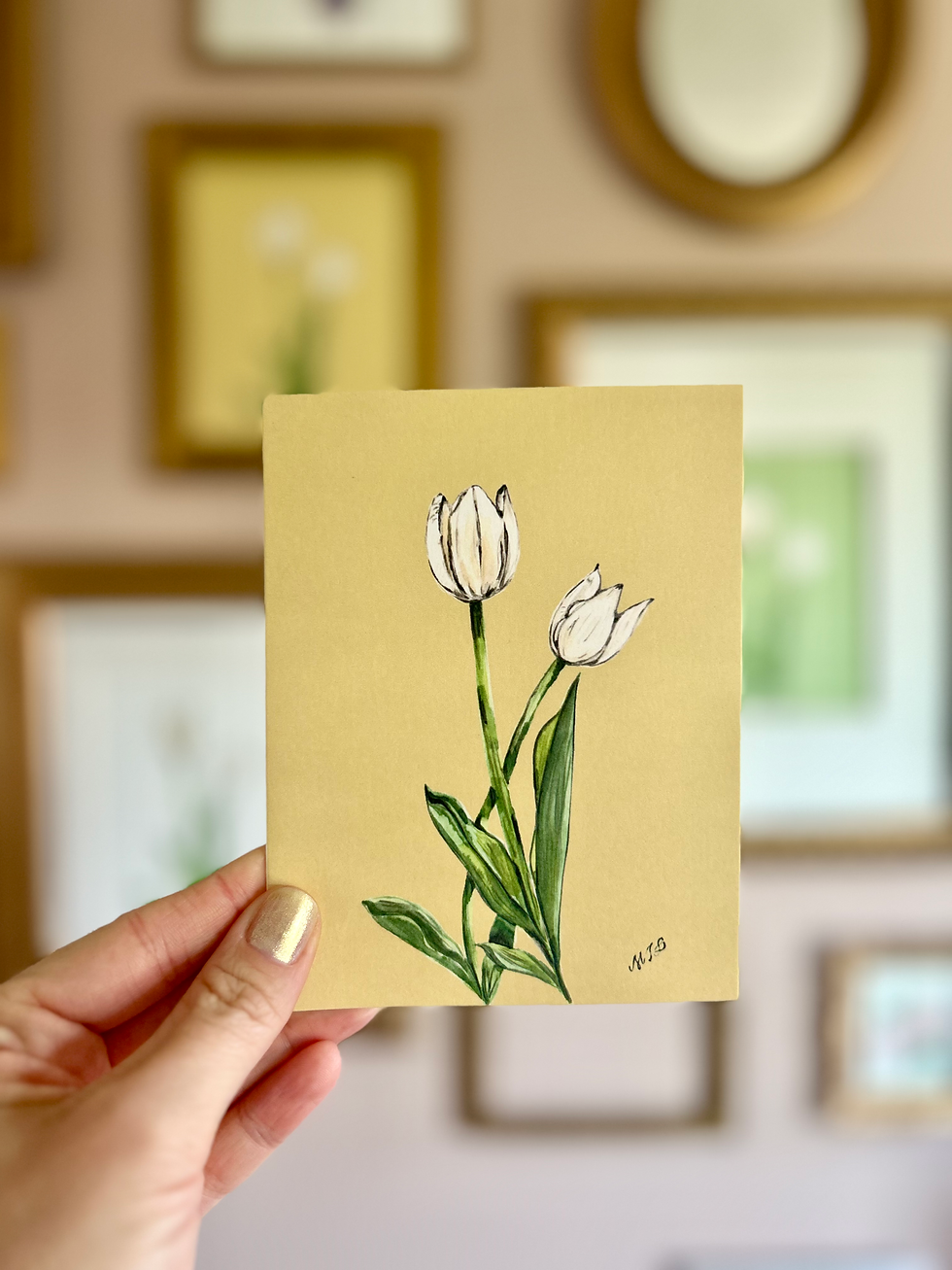 Thumbnail: Tulip-Garden Series Prints, Cards, Bookmark, Sticker