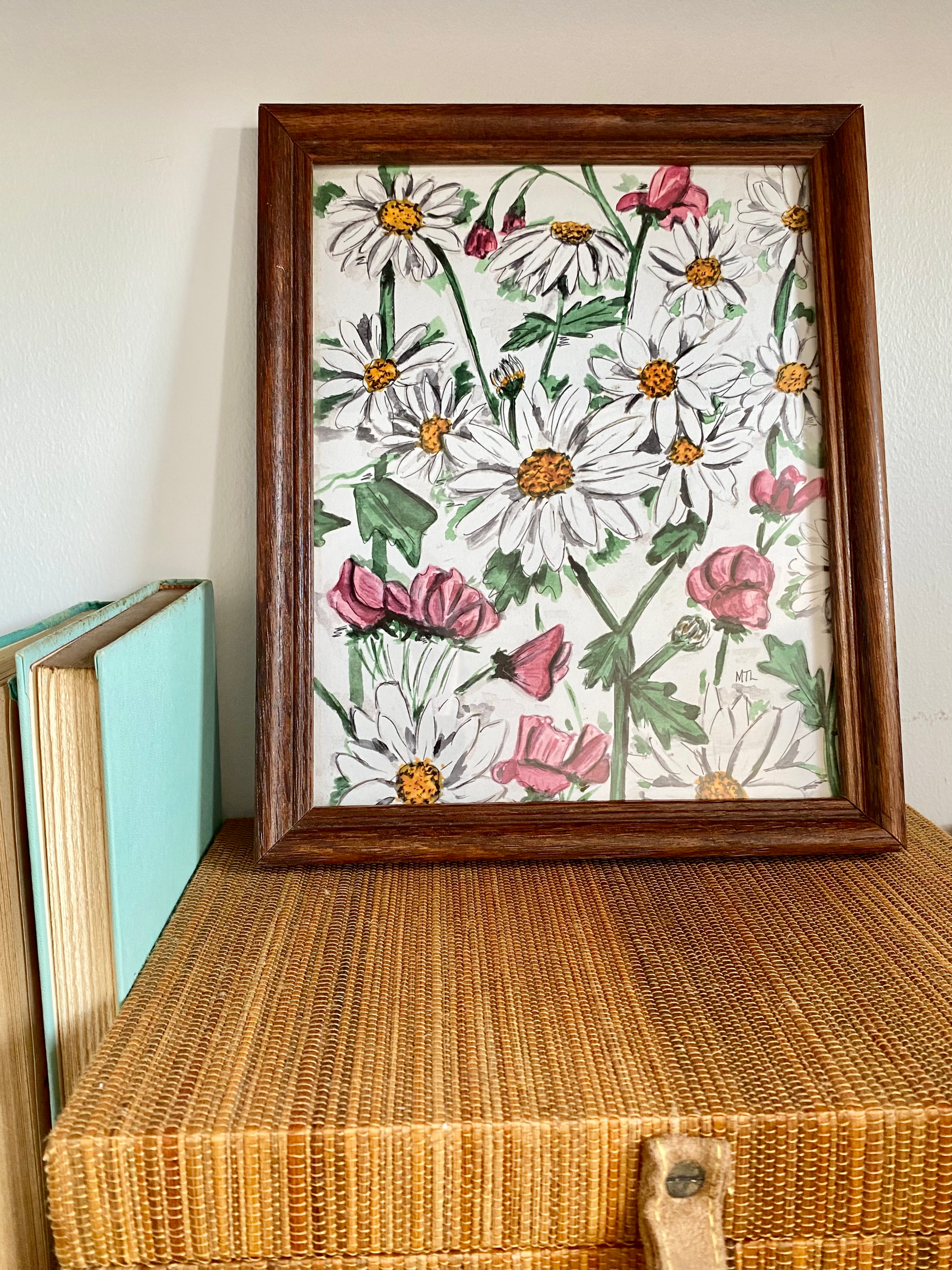 April Birth Month Flower, Daisy & Sweet Pea , ORIGINAL Style