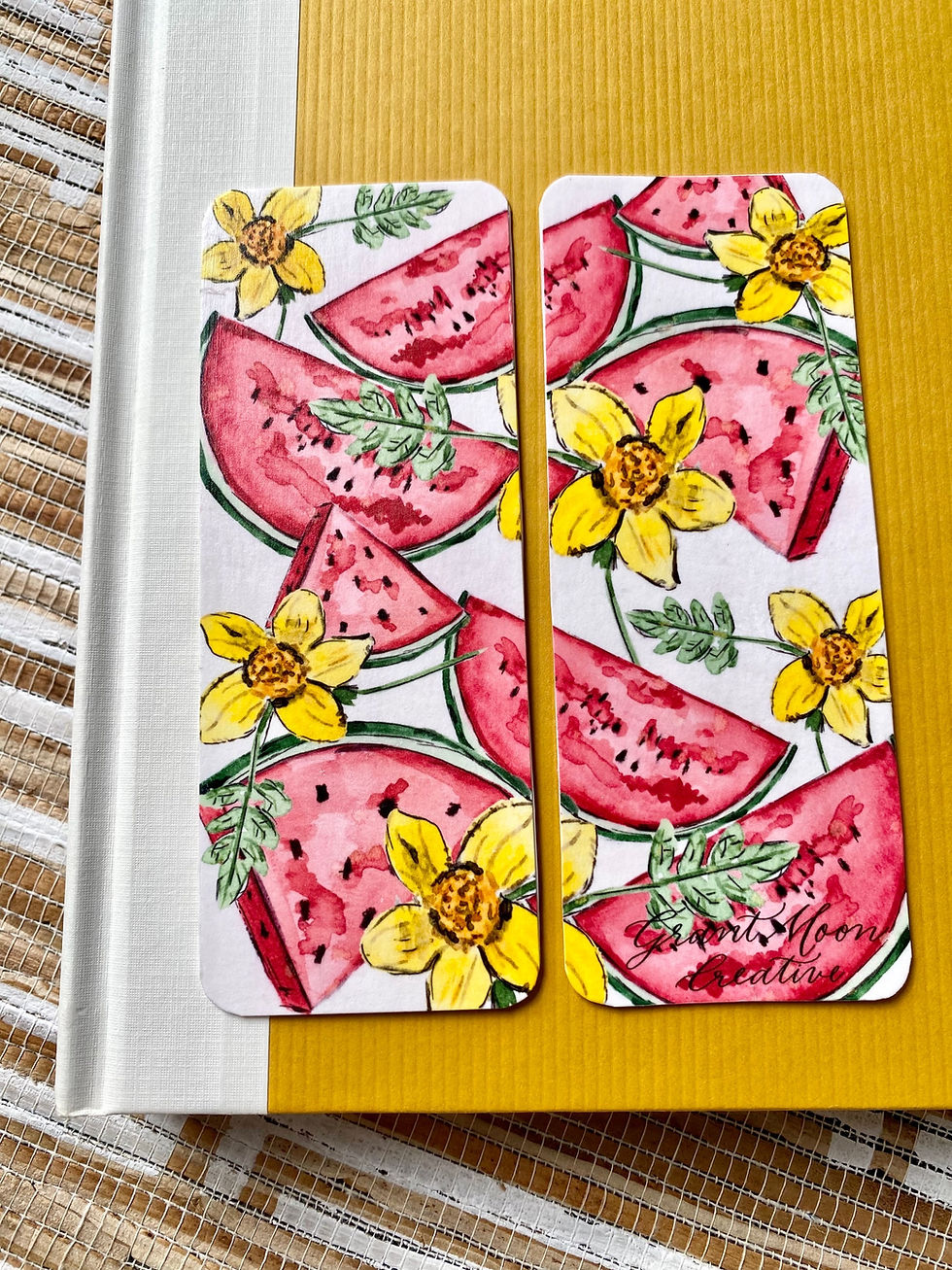 Thumbnail: Fruity Floral Bookmarks