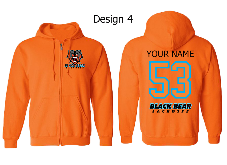Thumbnail: Adult Zip Sweatshirt -- Design 4