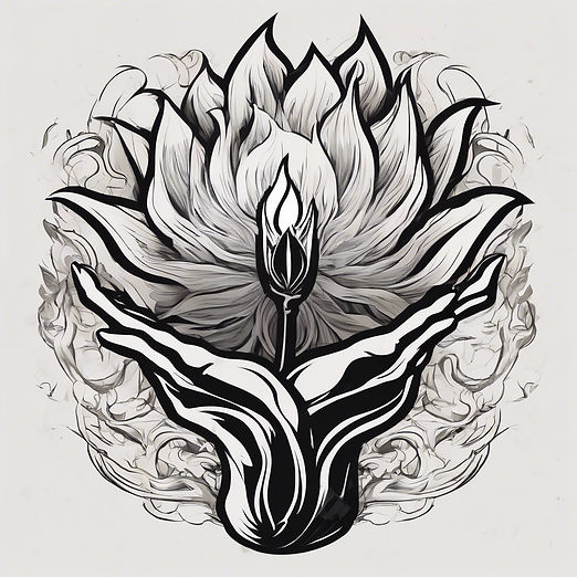 Infinite Shadow Dancing Lotus Art Take Two Seconds