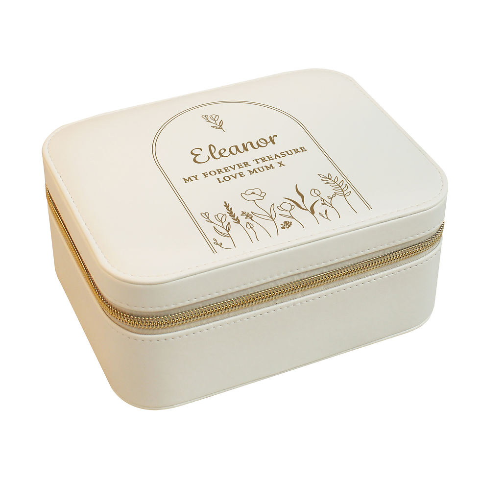 Thumbnail: Travel Jewellery Box - Faux Leather