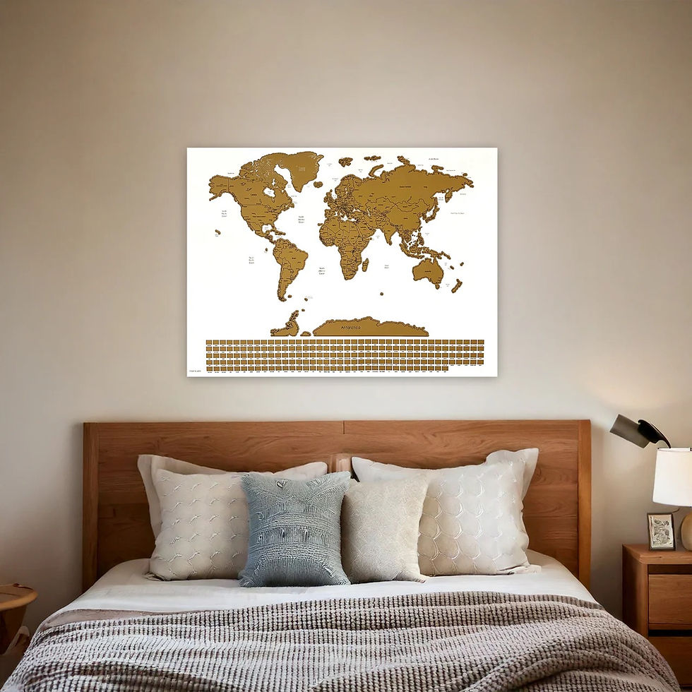 Thumbnail: ScratchTravel Map - White