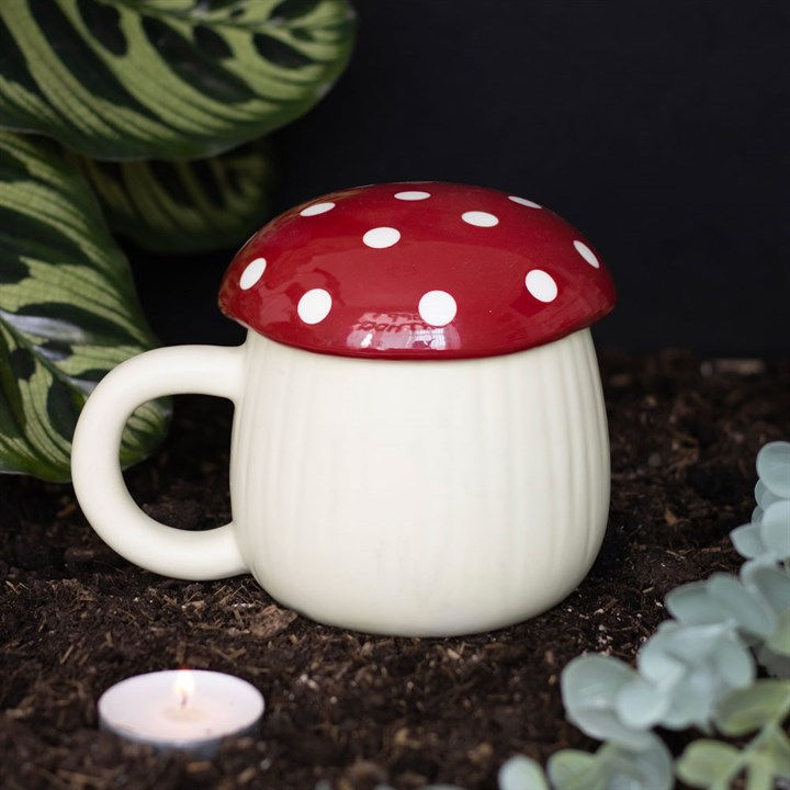 Thumbnail: Mushroom Shaped Mug With Lid