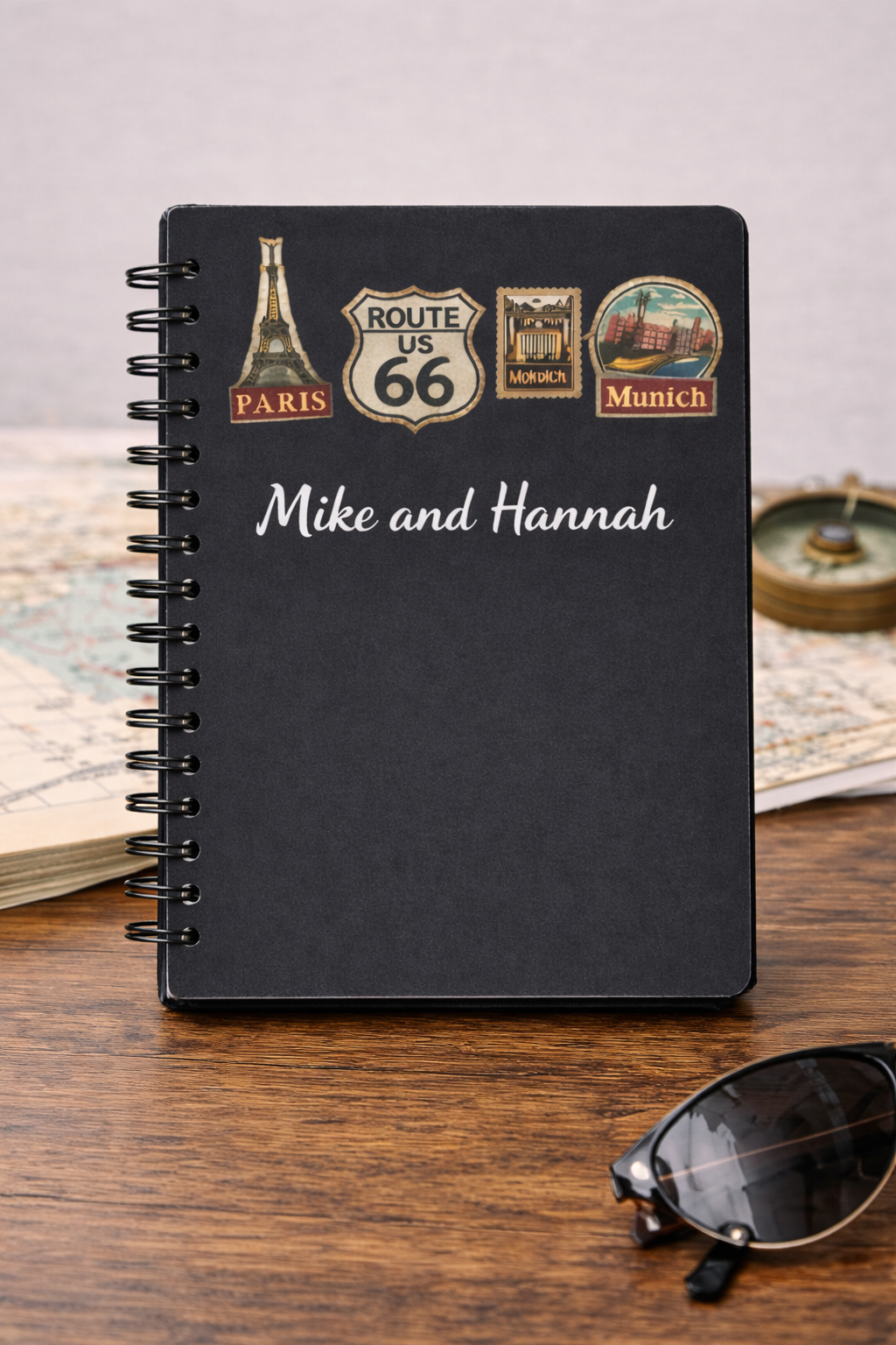 Travel Scrapbook - Personalised Stickers
