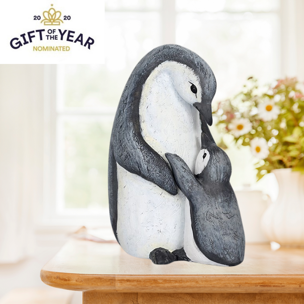 Penguin Mum and Child Ornament
