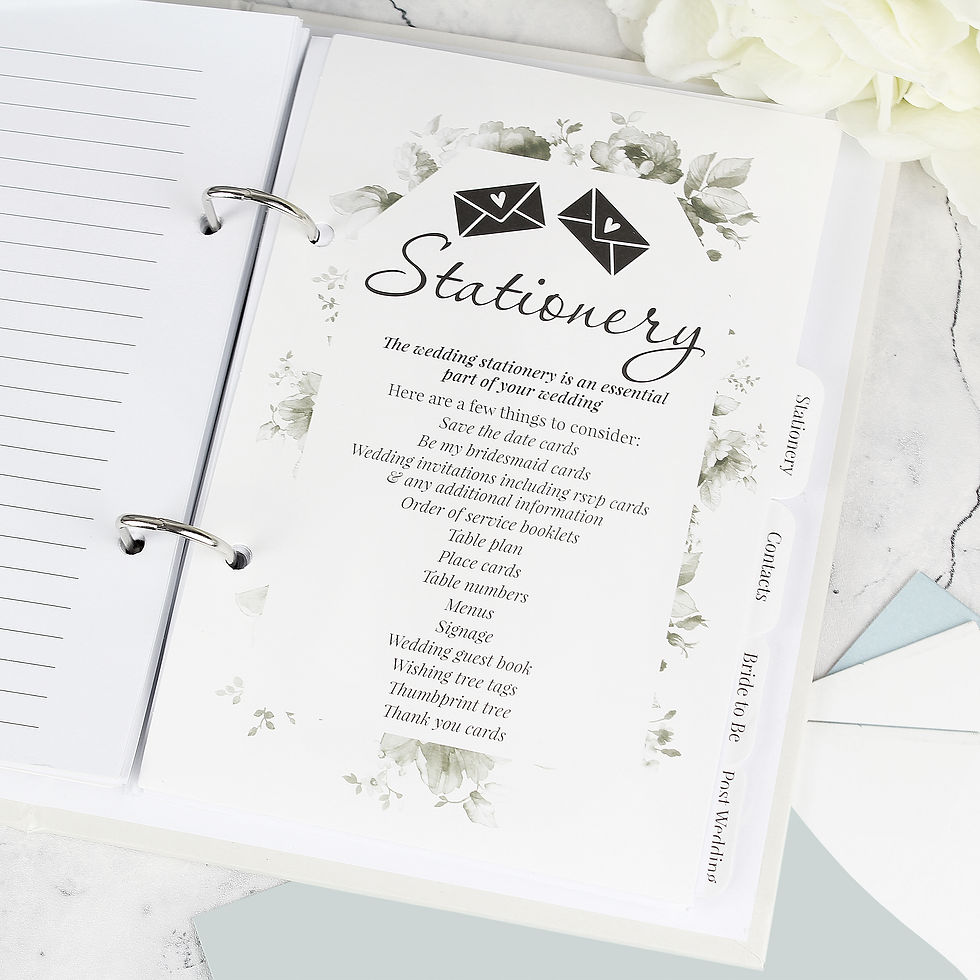 Thumbnail: Personalised Wedding Planner Botanical