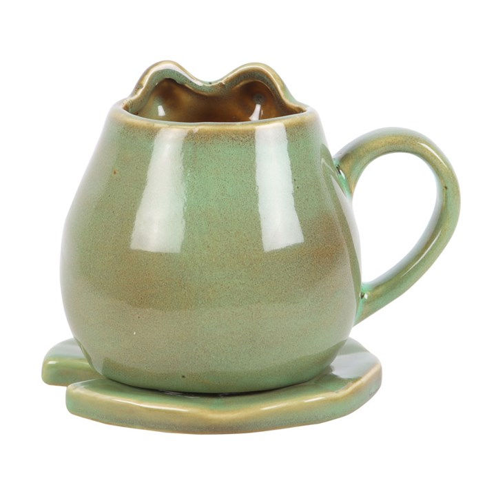 Thumbnail: Lucky Frog Mug and Saucer