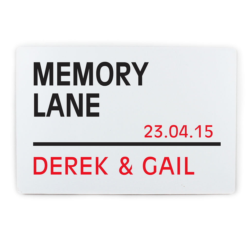 Thumbnail: Personalised Wedding Reception Sign