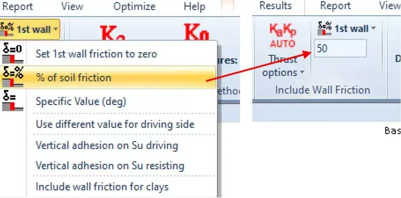 Define Wall Friction in DeepEX