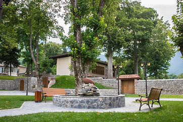 town-park-with-benches-fireplace