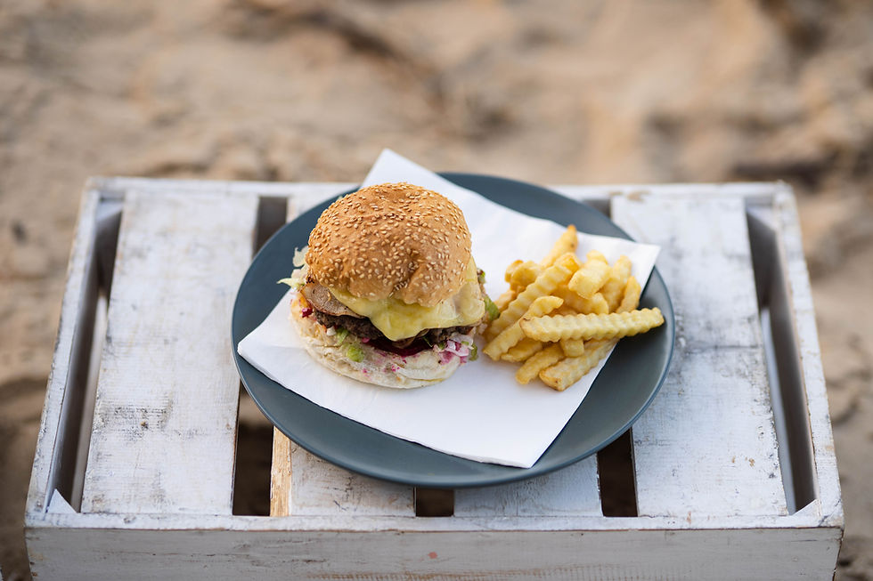 Arranged Food and Objects