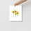 Thumbnail: Dancing Sunflowers Watercolor Art Print Poster