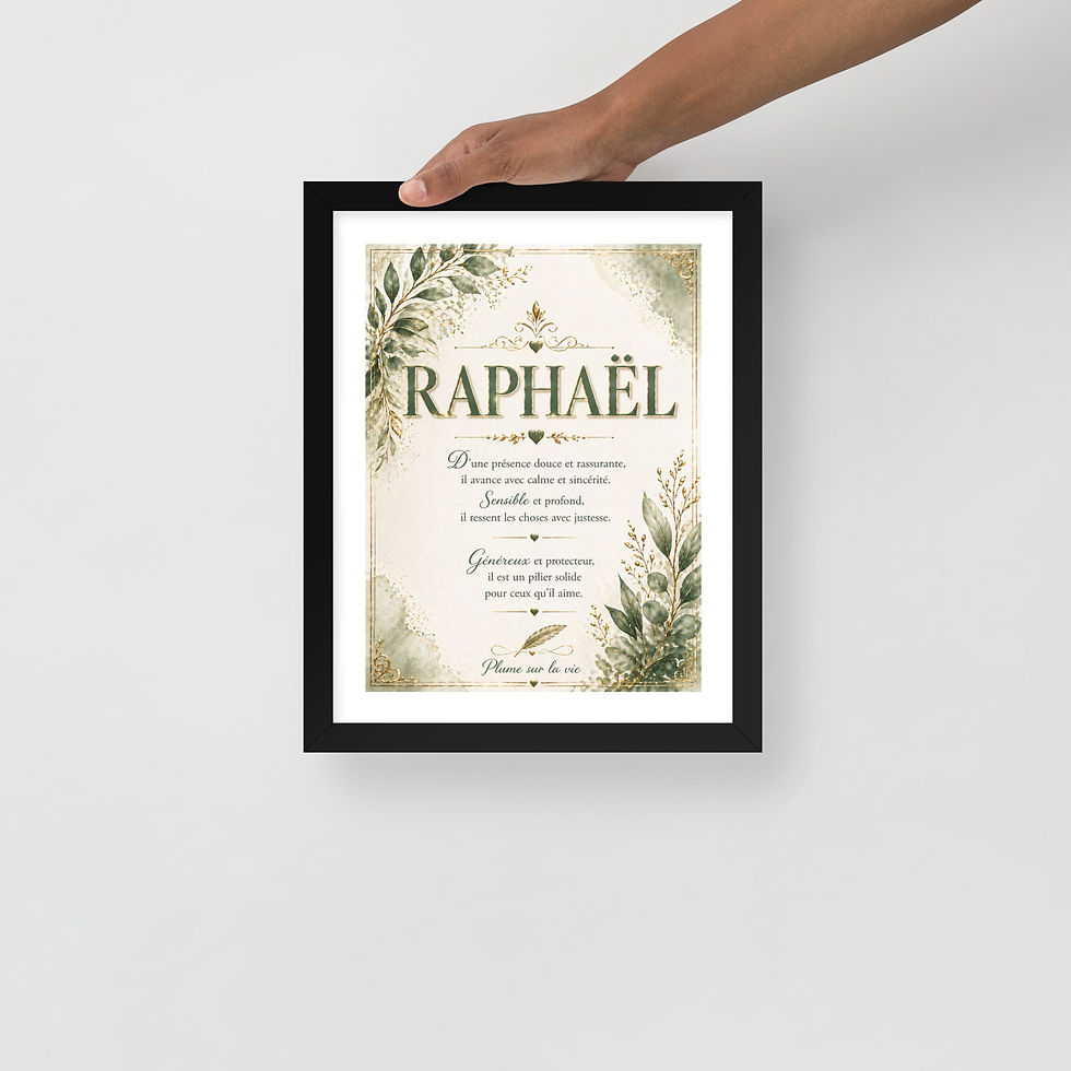 Miniature : Framed poster